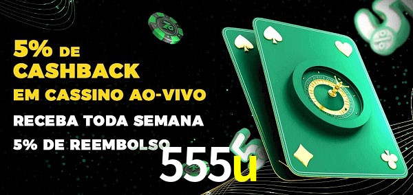 Promoções do cassino ao Vivo 555u